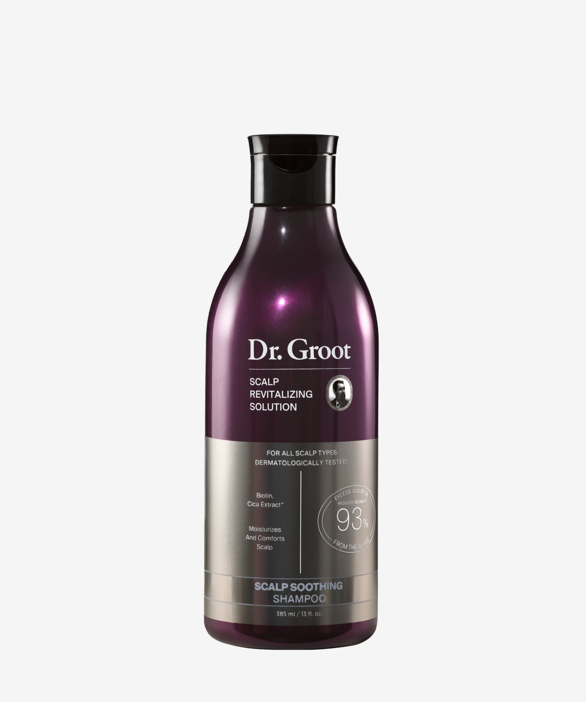 Dr. Groot Scalp Revitalization Solution Scalp Soothing Shampoo – a premium K-beauty scalp care essential infused with tea tree, mint, and biotin for a refreshing cleanse.