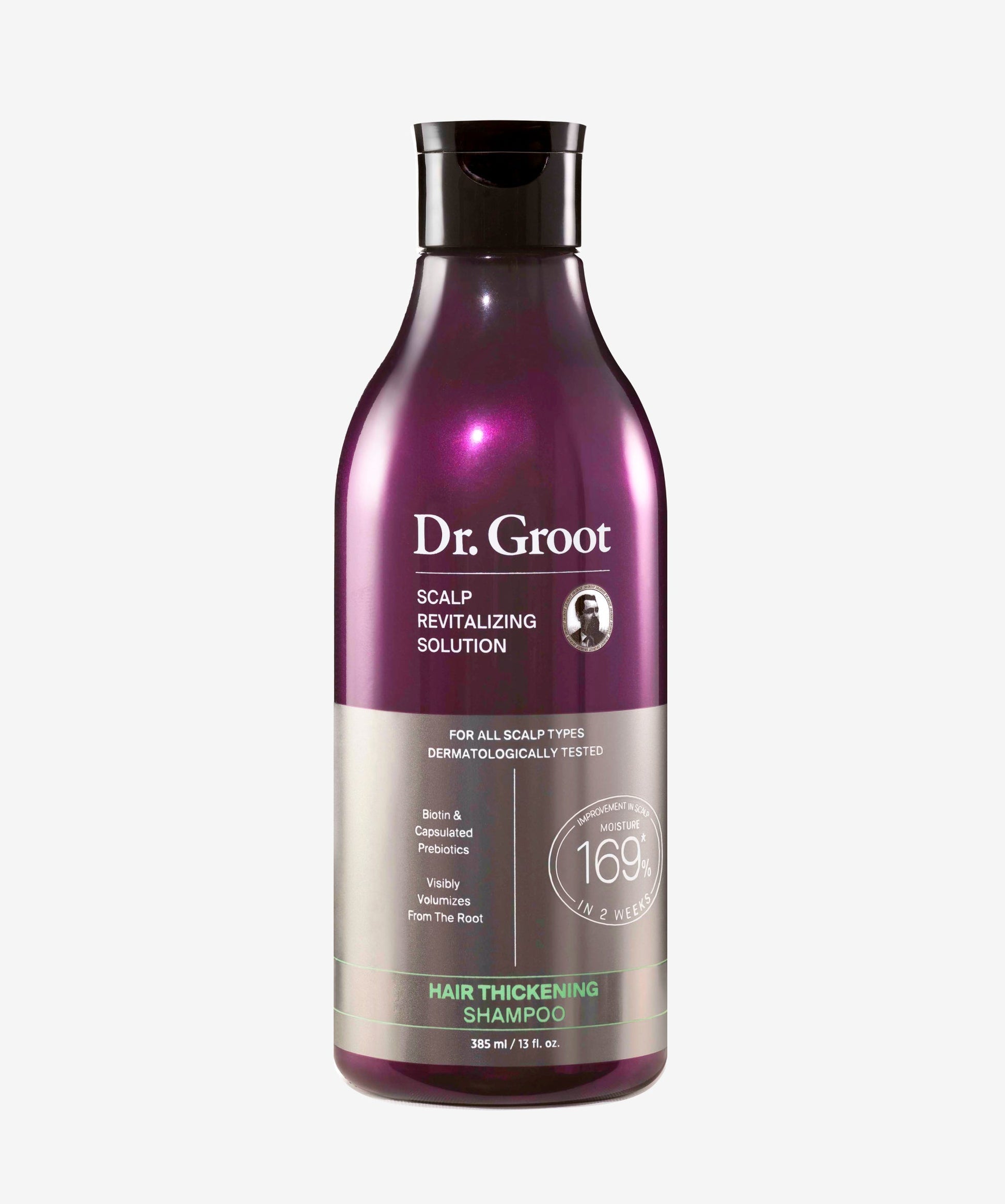 Dr. Groot Scalp Revitalizing Solution Hair Thickening Shampoo – Biotin and Caffeine-Infused K-Beauty Formula for Thicker Hair.